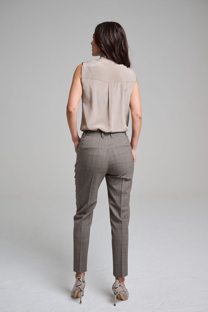 Ankle Pant - Firenze Brown Glen Plaid - SOLD OUT