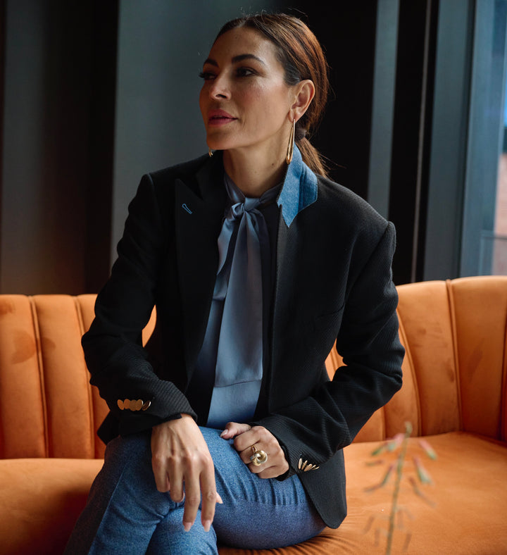 Black Dynamic Stretch Blazer (Short)
