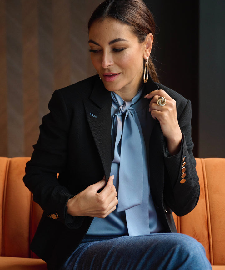Black Dynamic Stretch Blazer (Short)