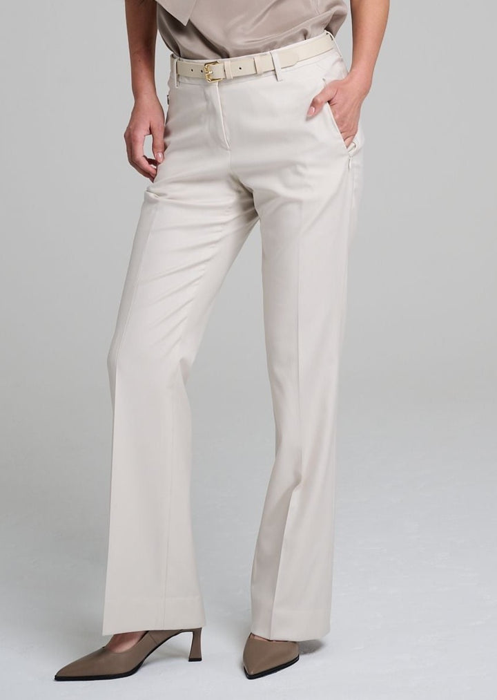 Flare Trouser - Bergamo Beige - FABRIC BACK IN STOCK!