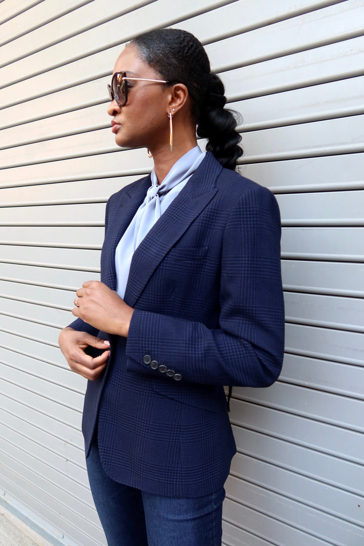 Blazer - Glen Plaid Black & Navy - BACK IN STOCK!