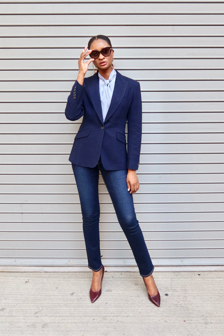 Blazer - Glen Plaid Black & Navy - BACK IN STOCK!