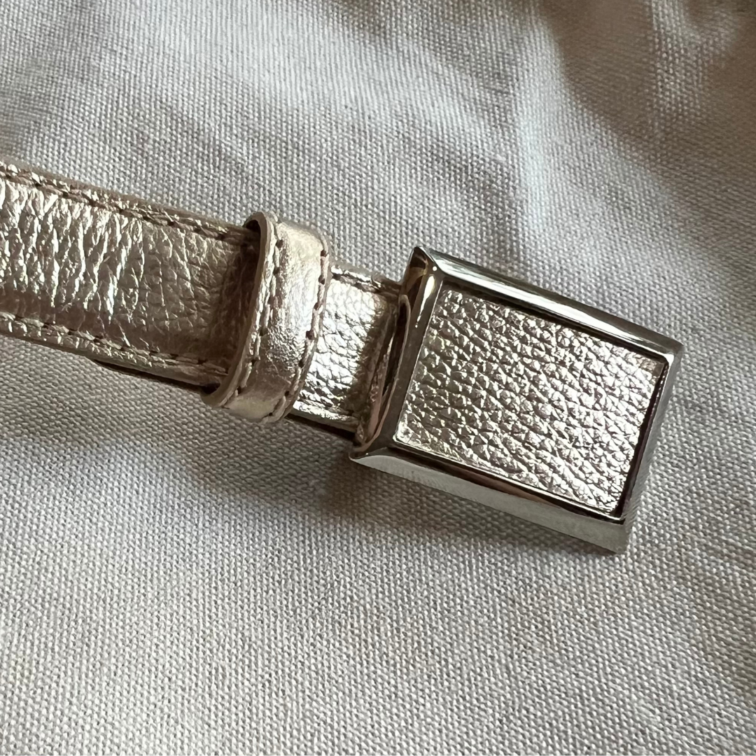 Belt - Alaska Leather Bronze Metallic