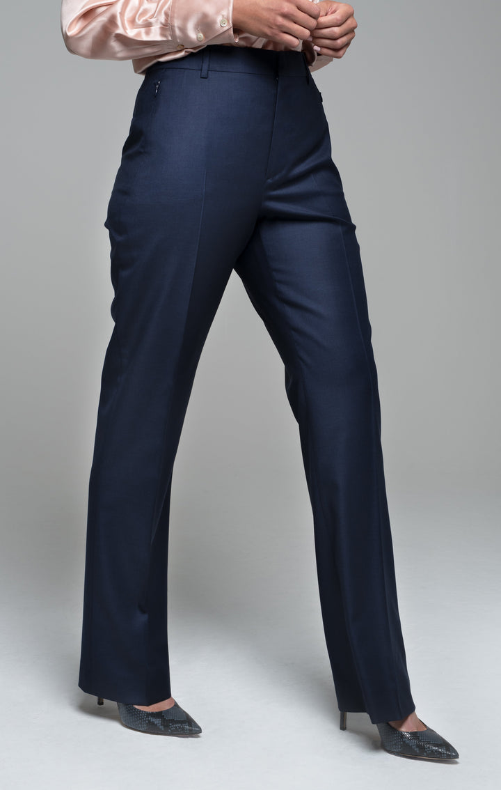 Katie, Navy Flare Trouser