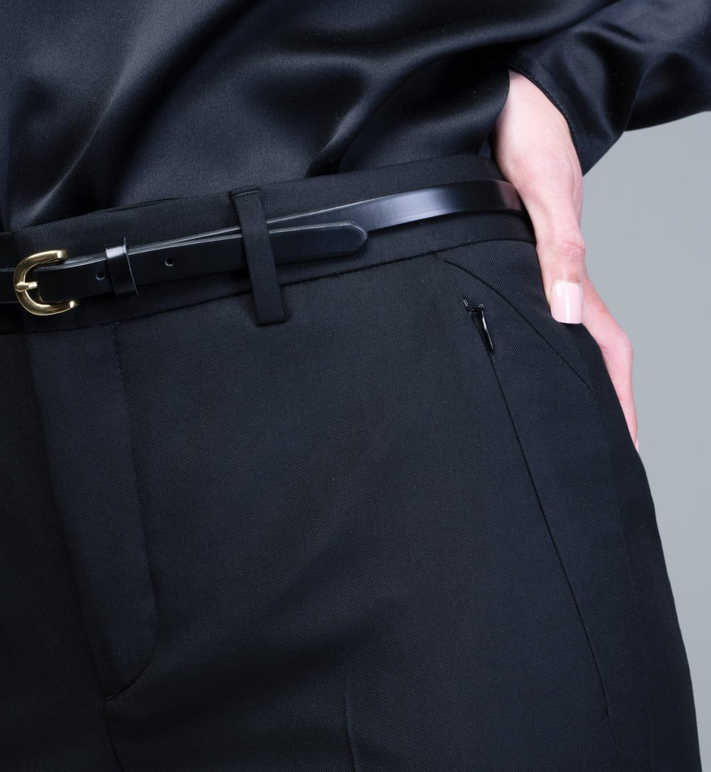 Black Flare Trouser