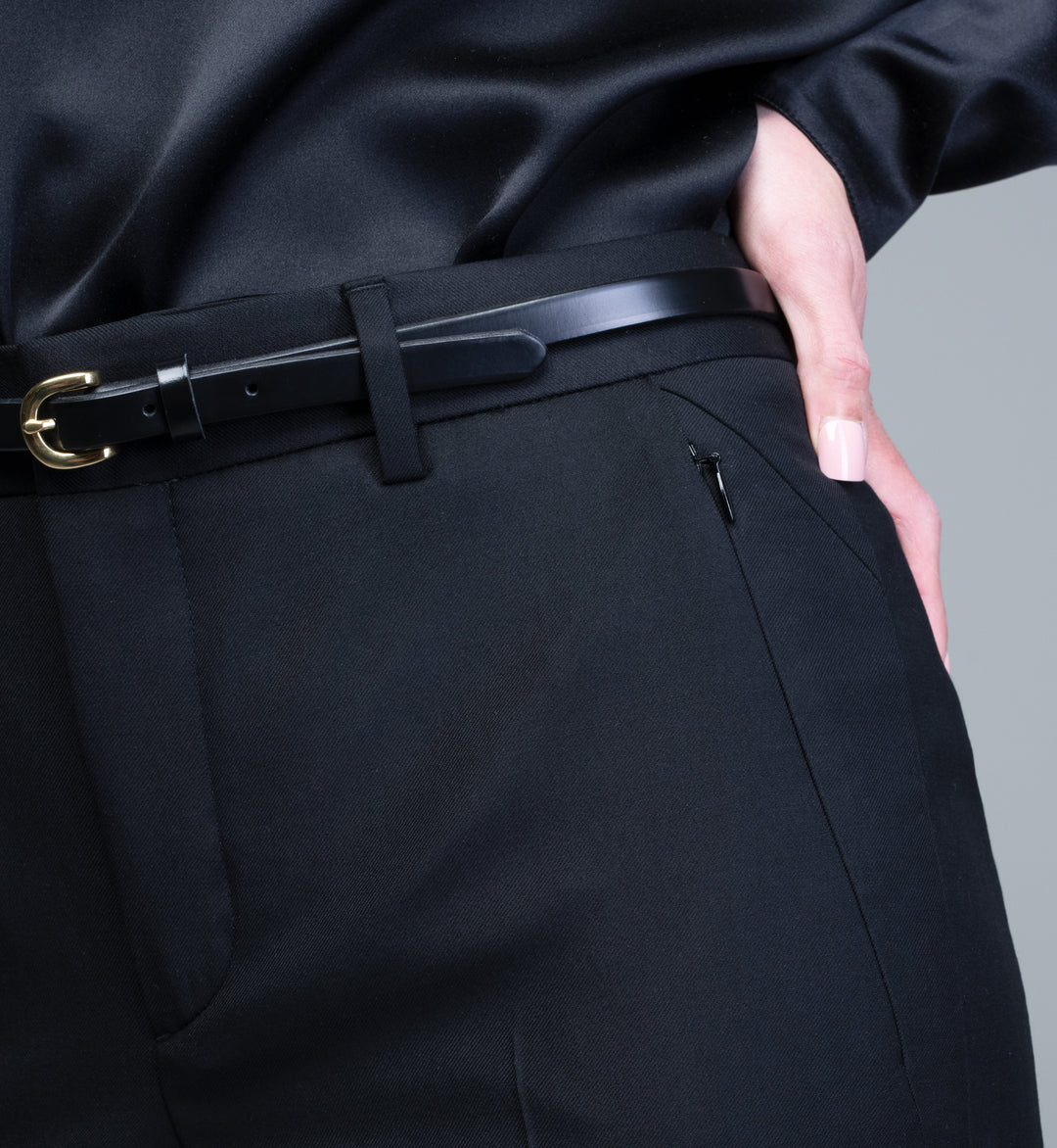 Black Flare Trouser