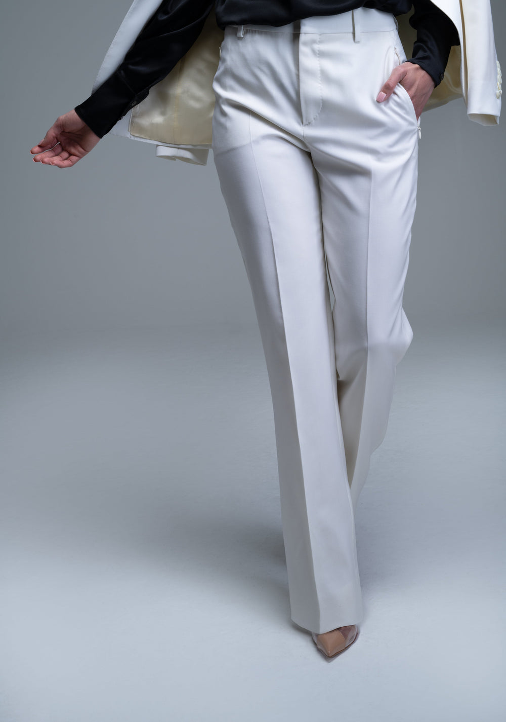 Julia, Ivory Flare Trouser