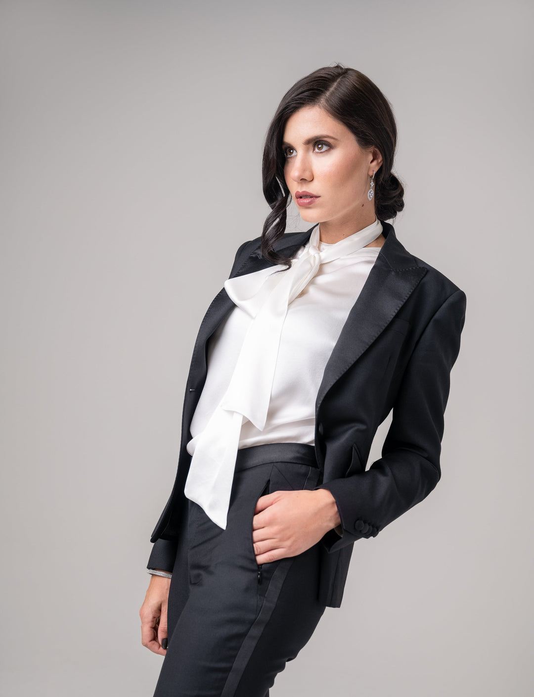 Alina, Tuxedo Flare Trouser