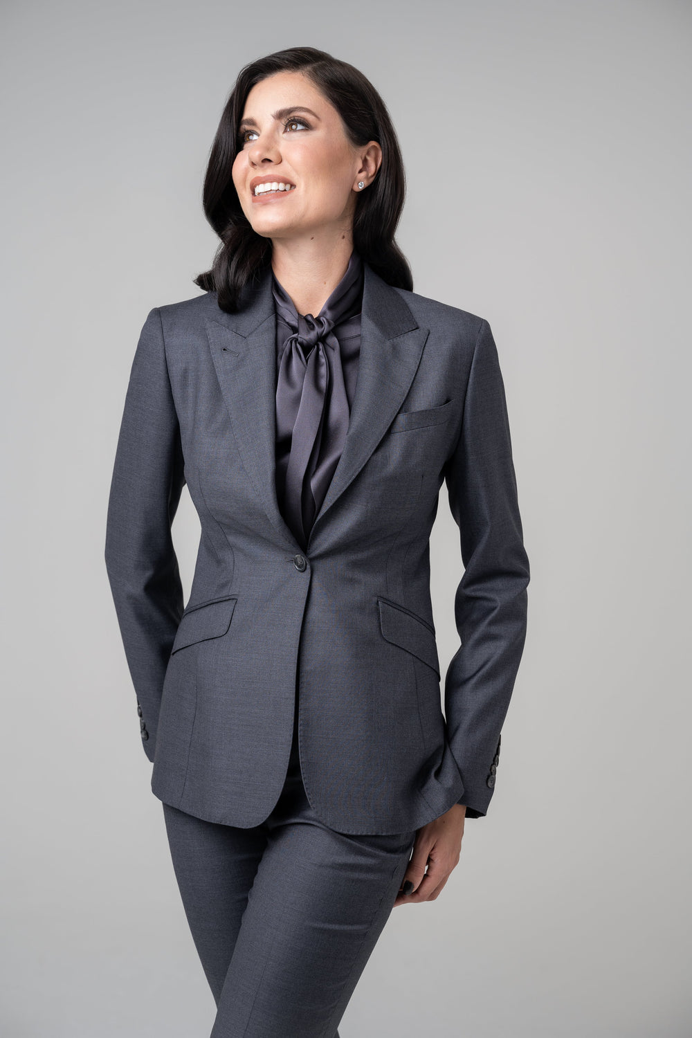 Alina, Charcoal Blazer