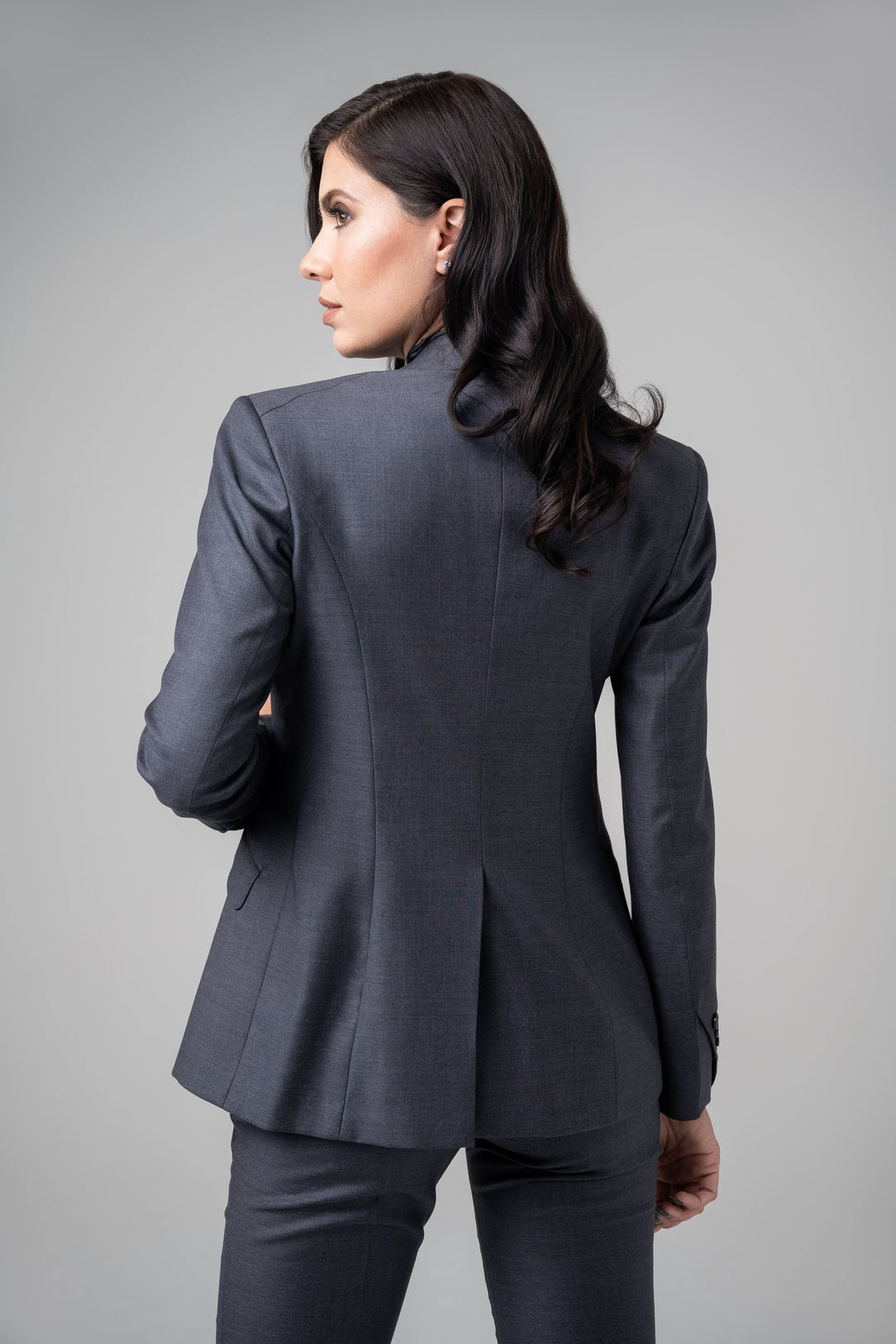 Alina, Charcoal Blazer