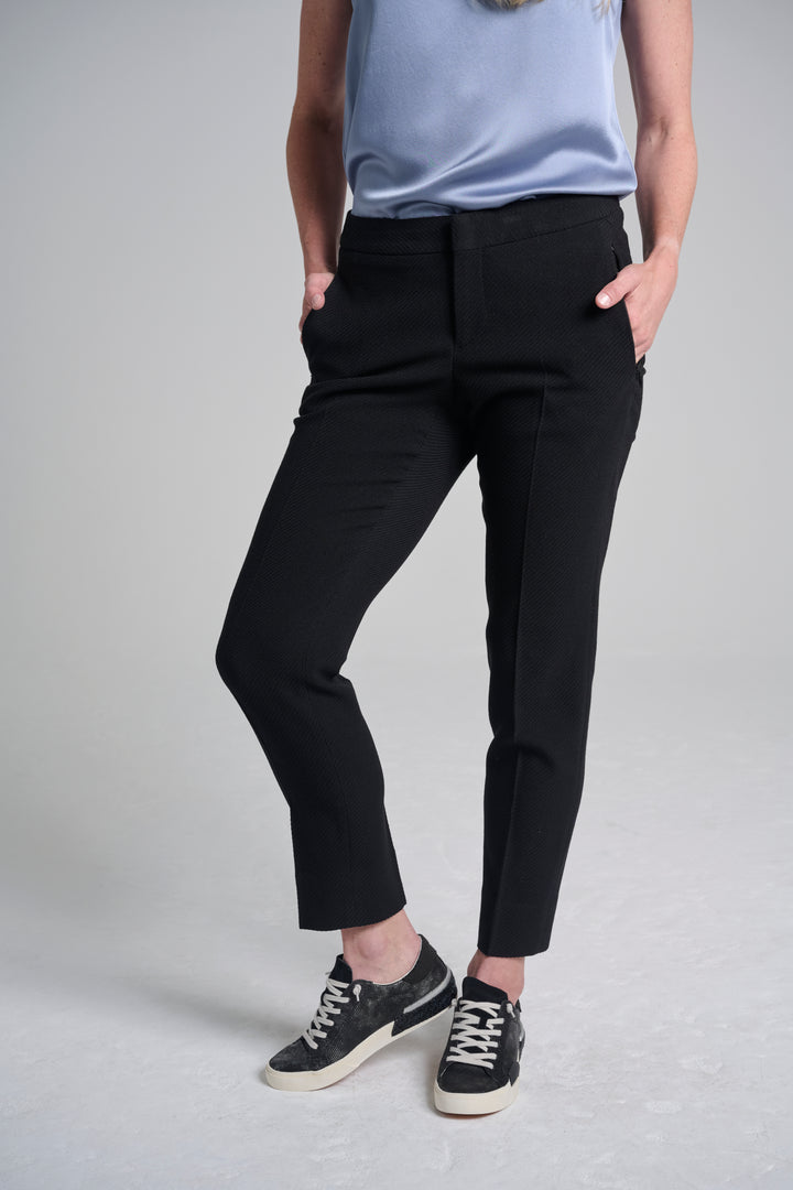 Black Dynamic Stretch Ankle Pant