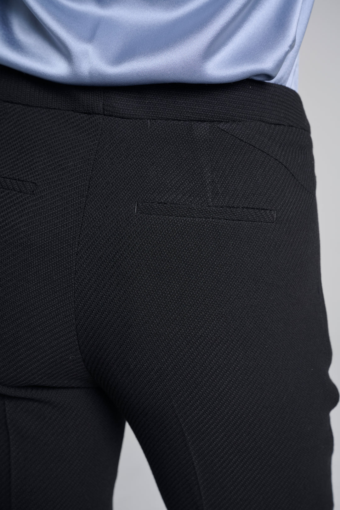 Black Dynamic Stretch Flare Trouser