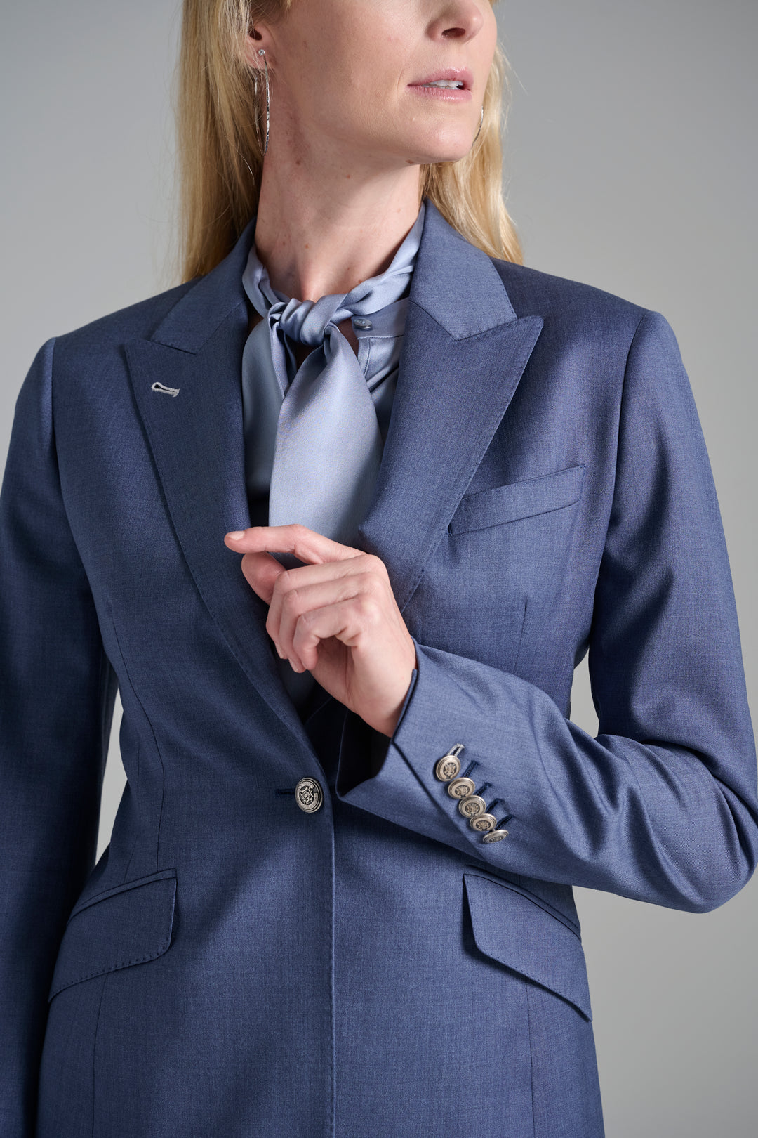 Denim Blue Mélange Blazer