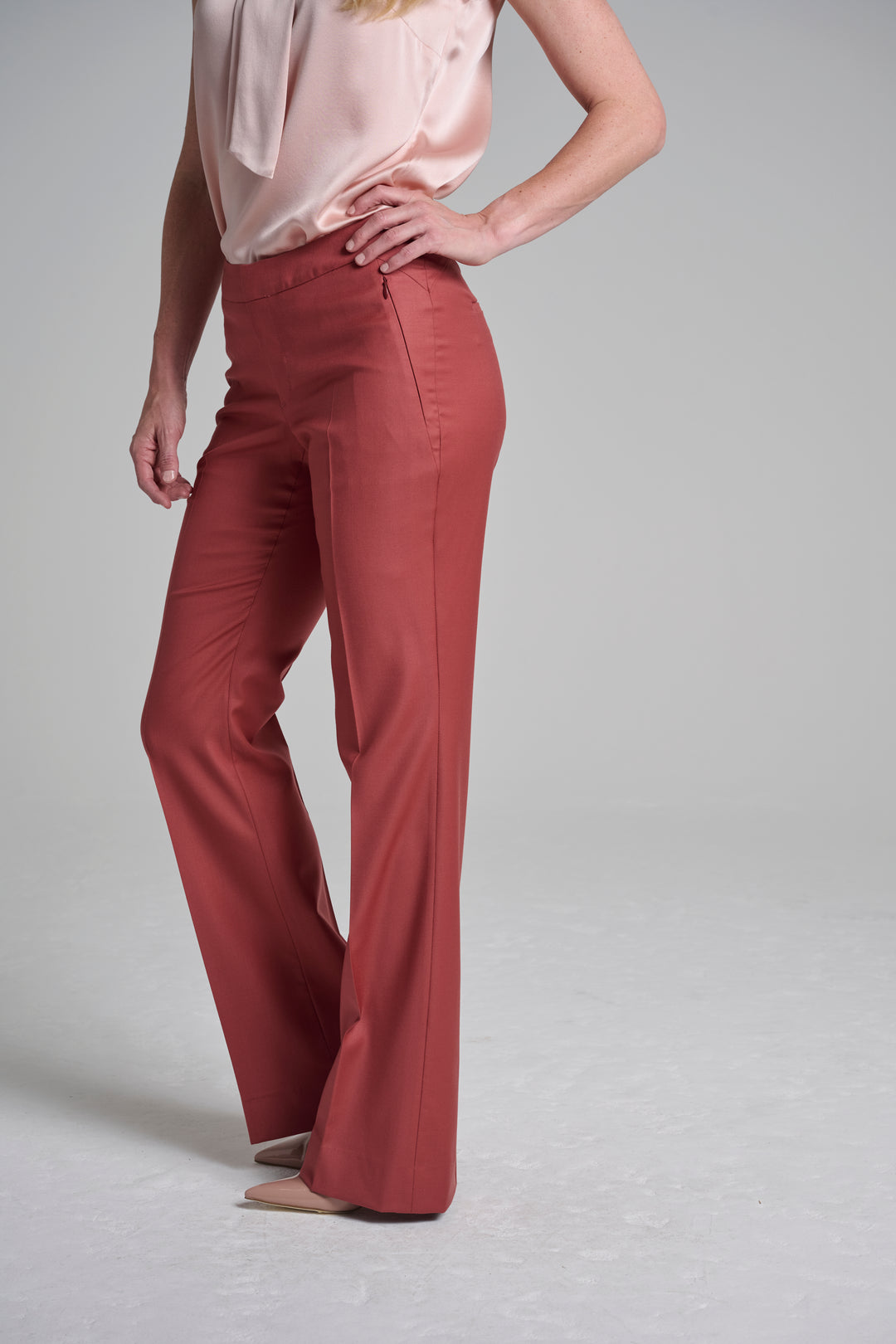 Lipstick Flare Trouser