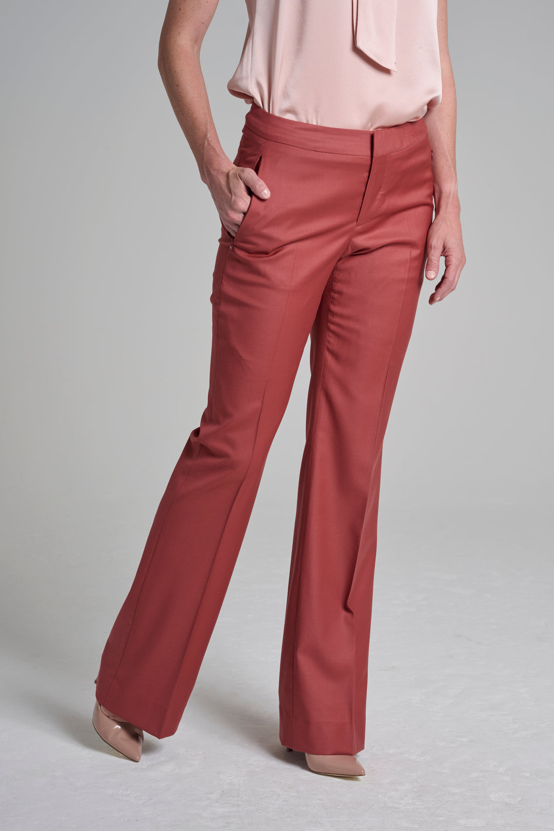 Lipstick Flare Trouser
