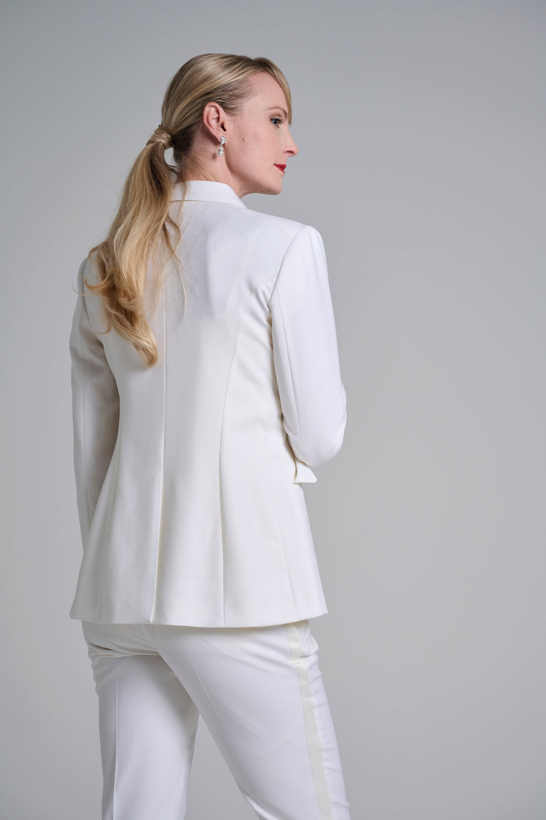 Candace,, Ivory Tuxedo Jacket