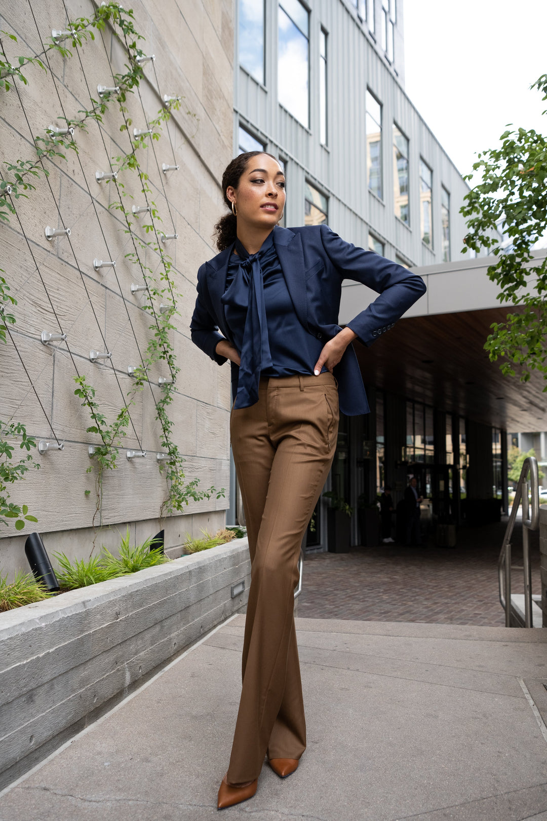 Kailani, Cognac Flare Trouser