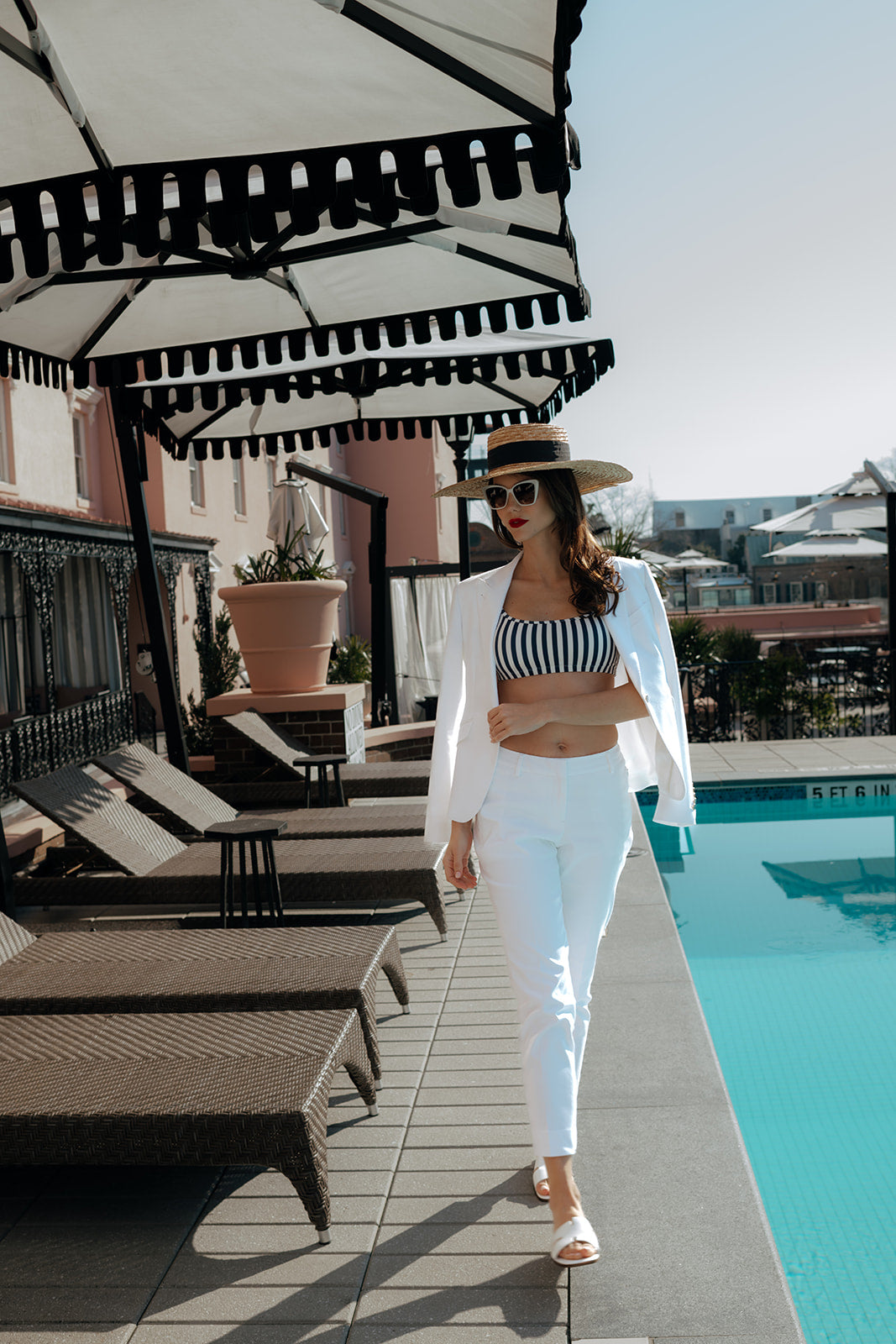 White Yacht Ankle Pant