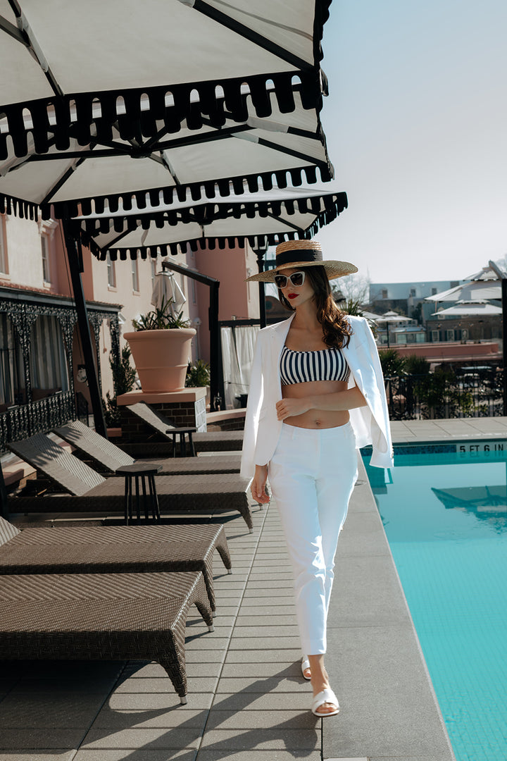 White Yacht Ankle Pant