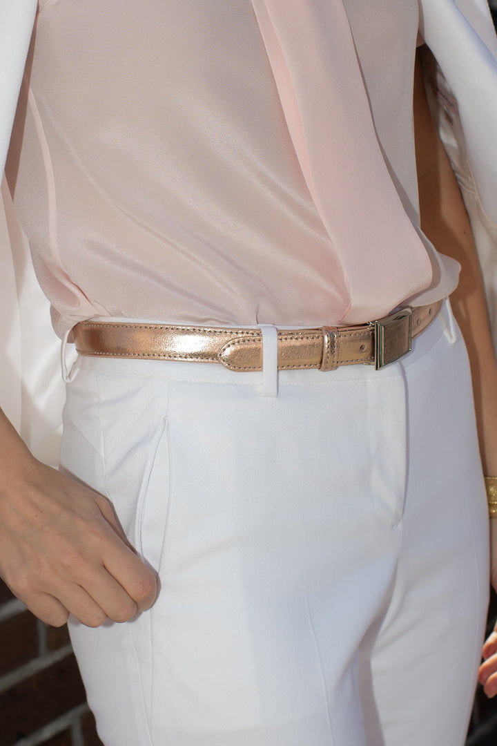 White Yacht Flare Trouser