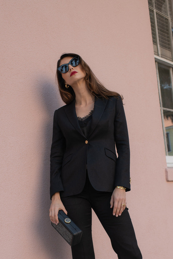 Cannes Film Noir Ankle Pant