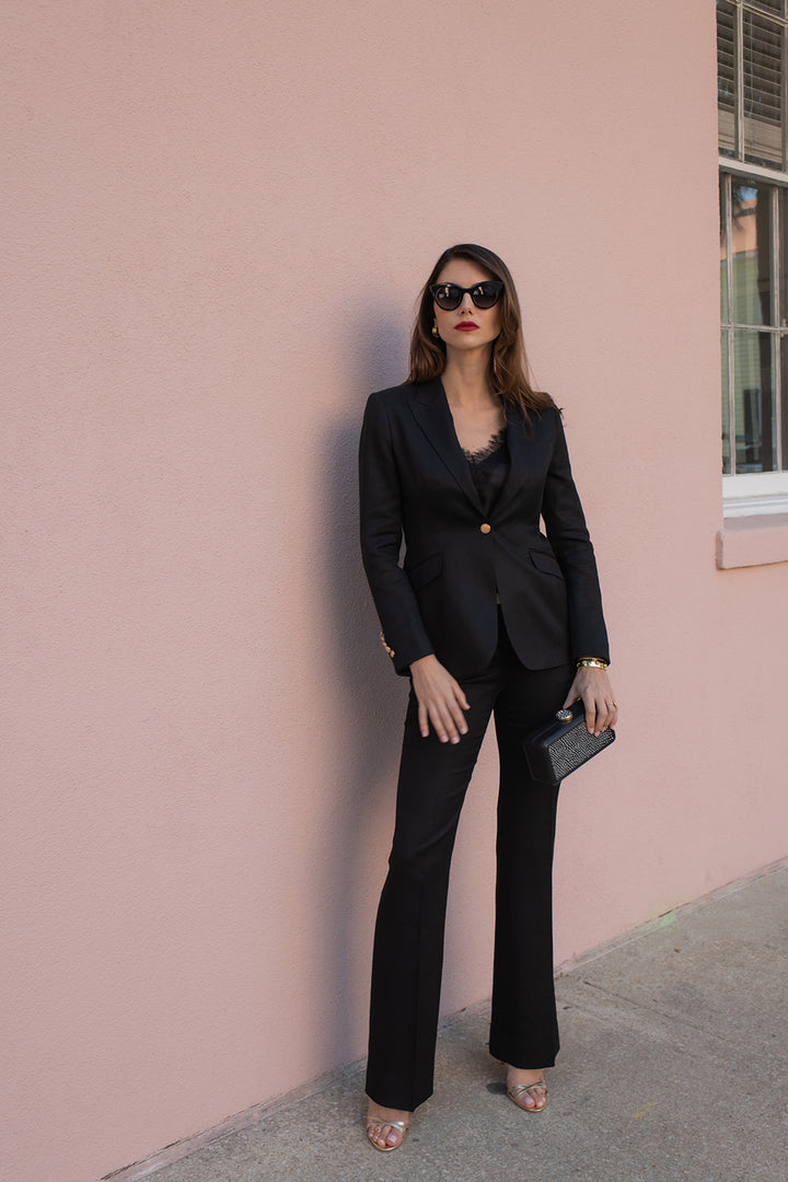 Cannes Film Noir Flare Trouser