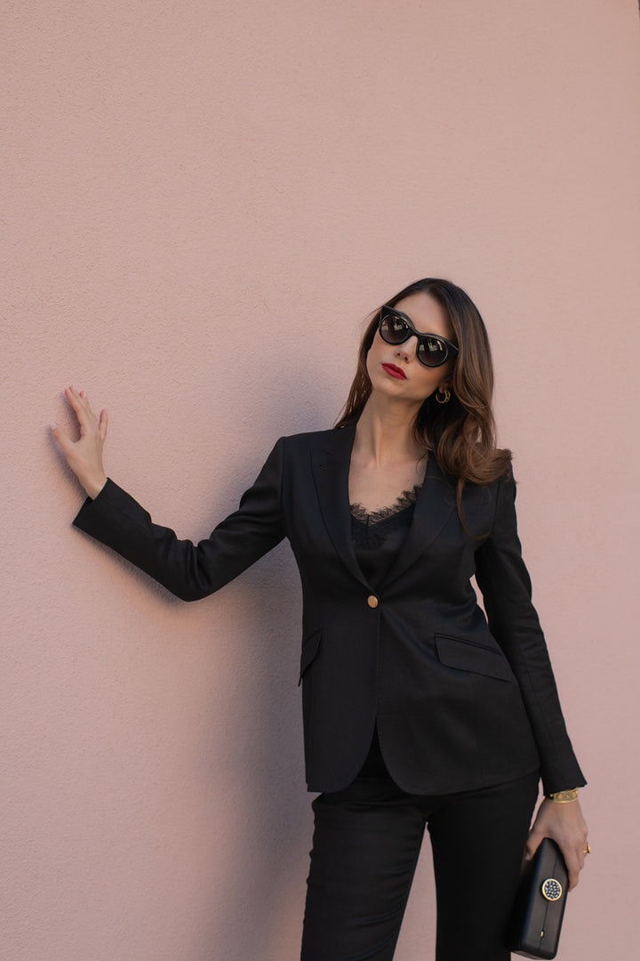Cannes Film Noir Ankle Pant