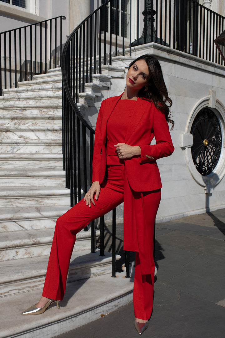 Monaco Red Blazer