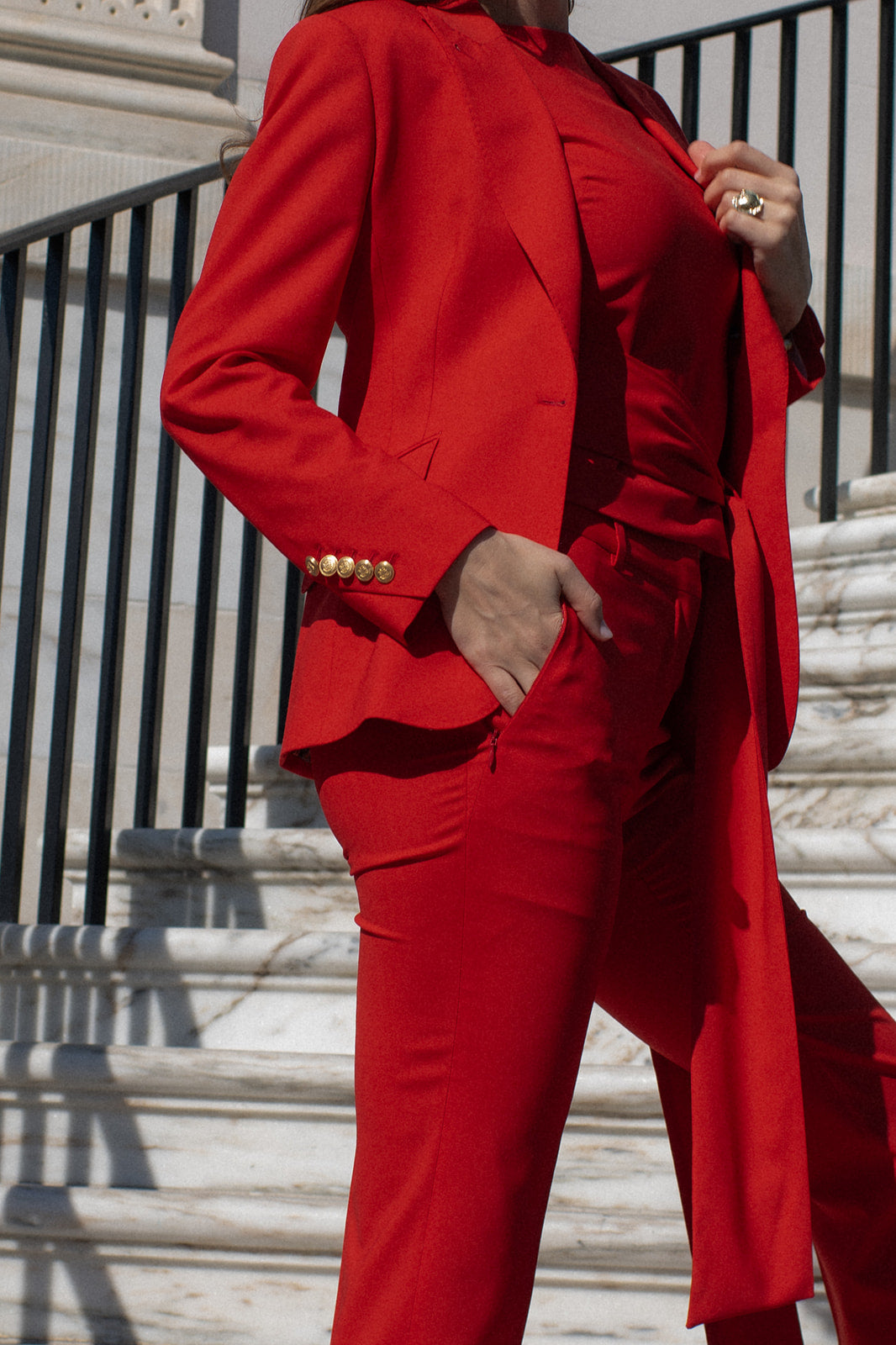 Monaco Red Blazer