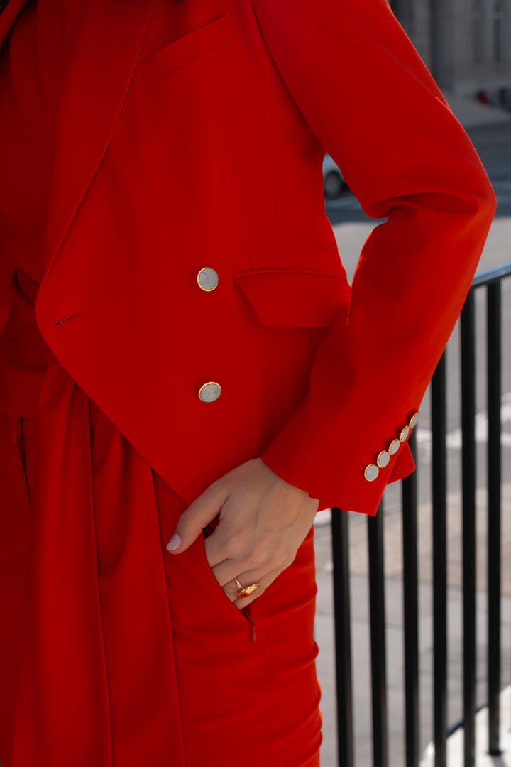 Monaco Red Blazer
