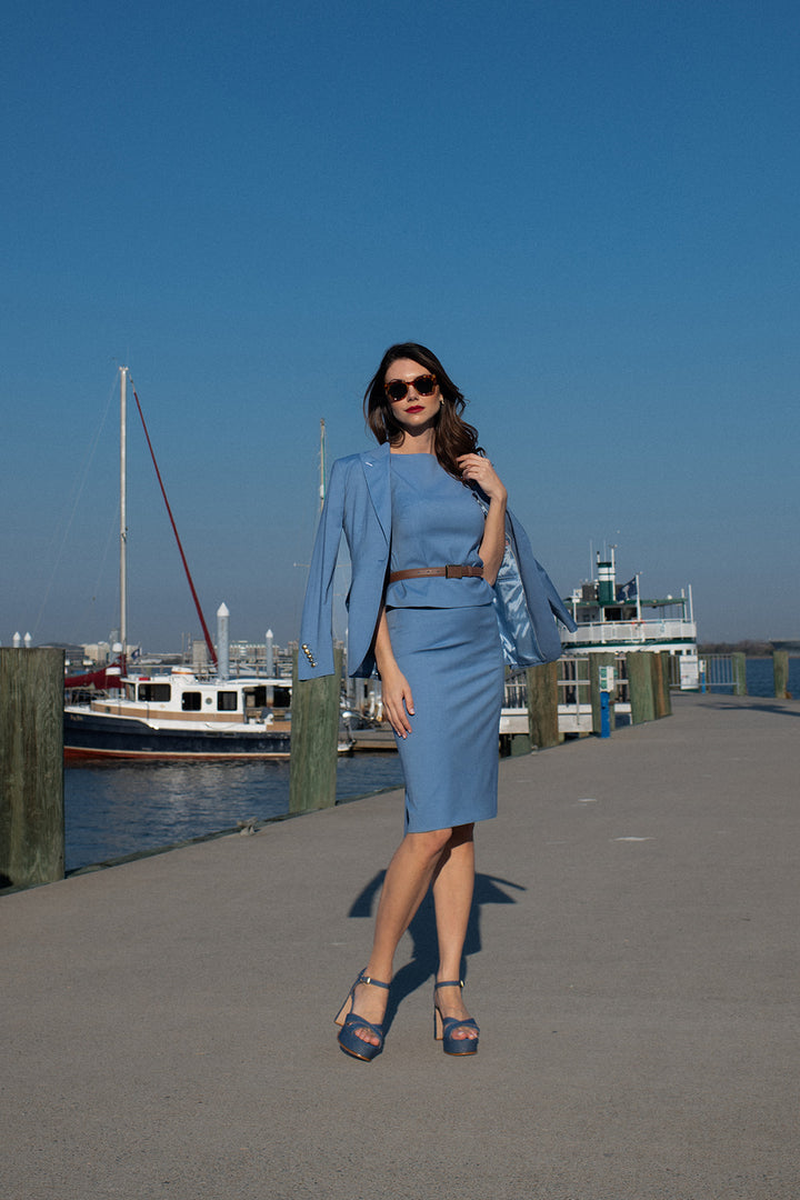Sea Spray Blue Blazer