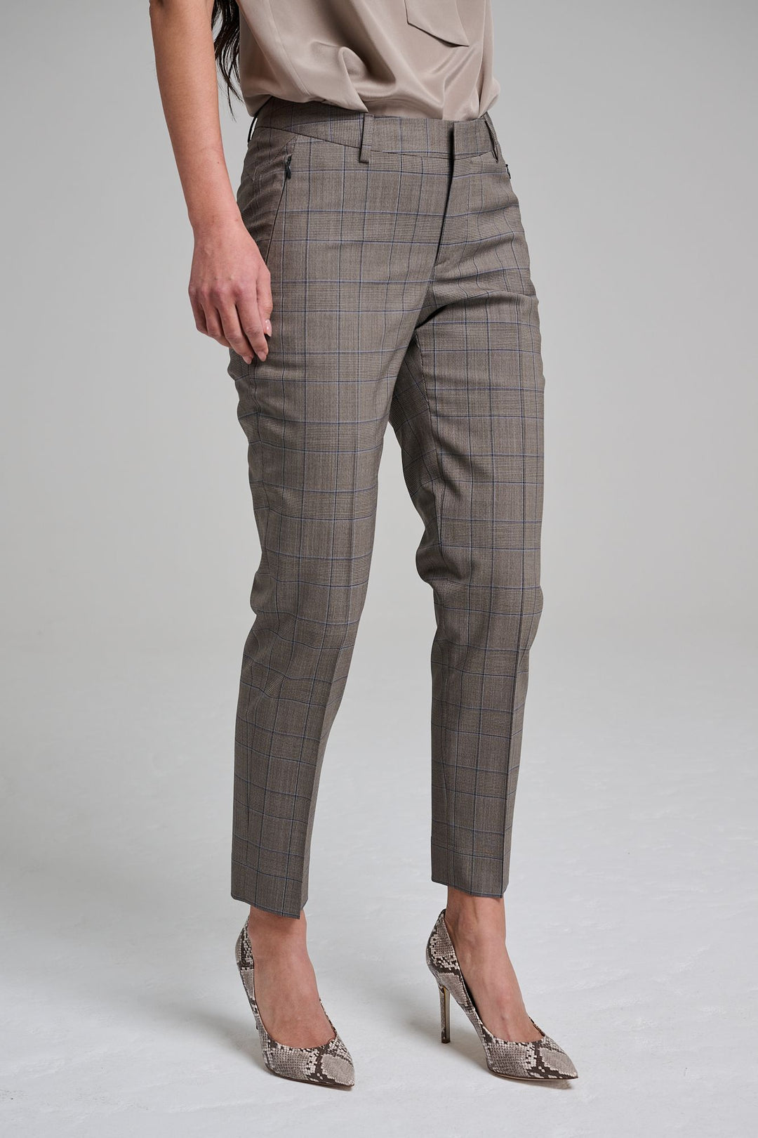 Ankle Pant - Firenze Brown Glen Plaid - SOLD OUT