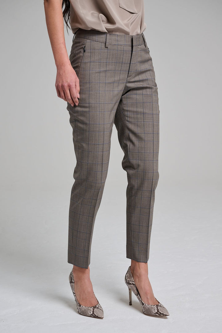 Ankle Pant - Firenze Brown Glen Plaid - SOLD OUT