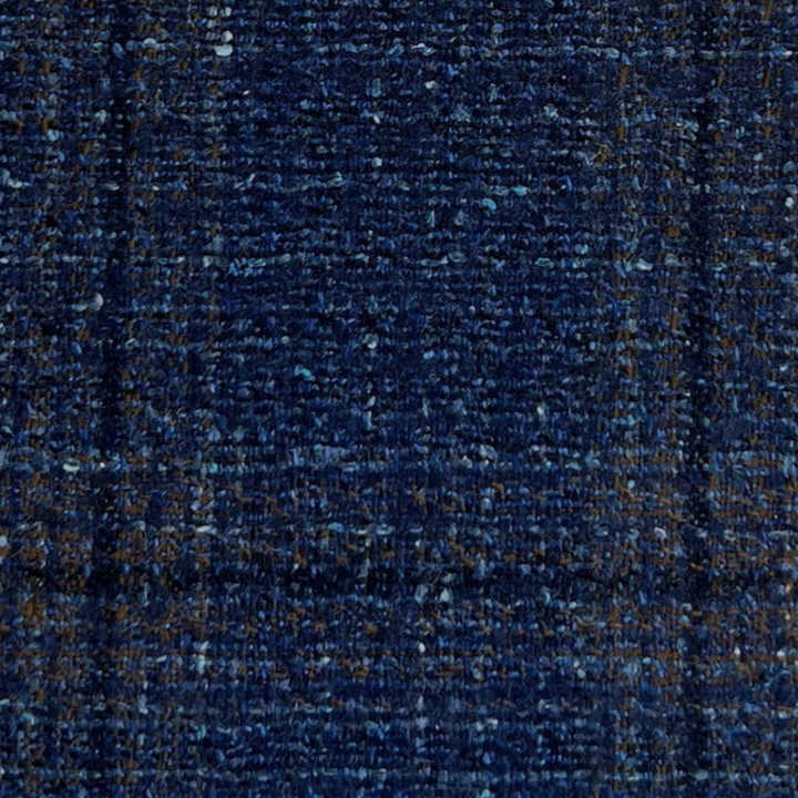 Blazer - Blue/Brown Texture Plaid
