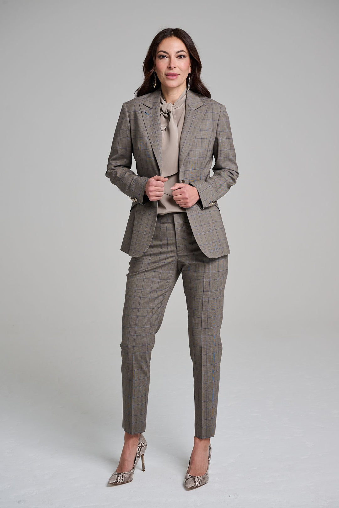 Ankle Pant - Firenze Brown Glen Plaid - SOLD OUT