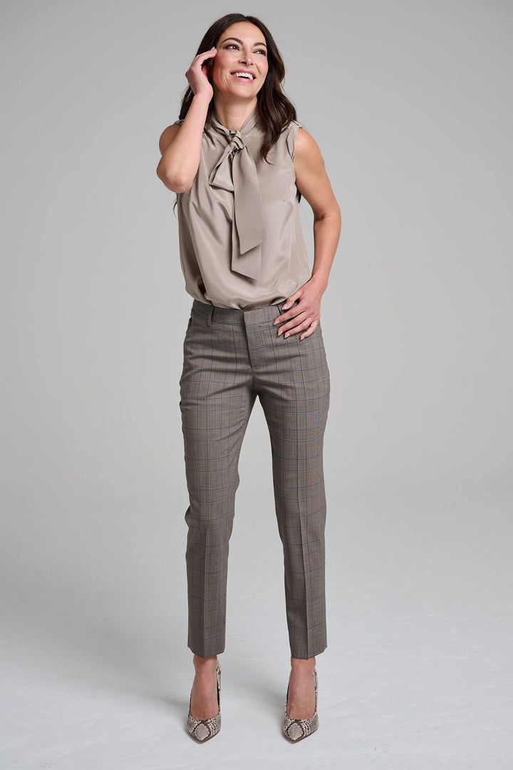 Ankle Pant - Firenze Brown Glen Plaid - SOLD OUT