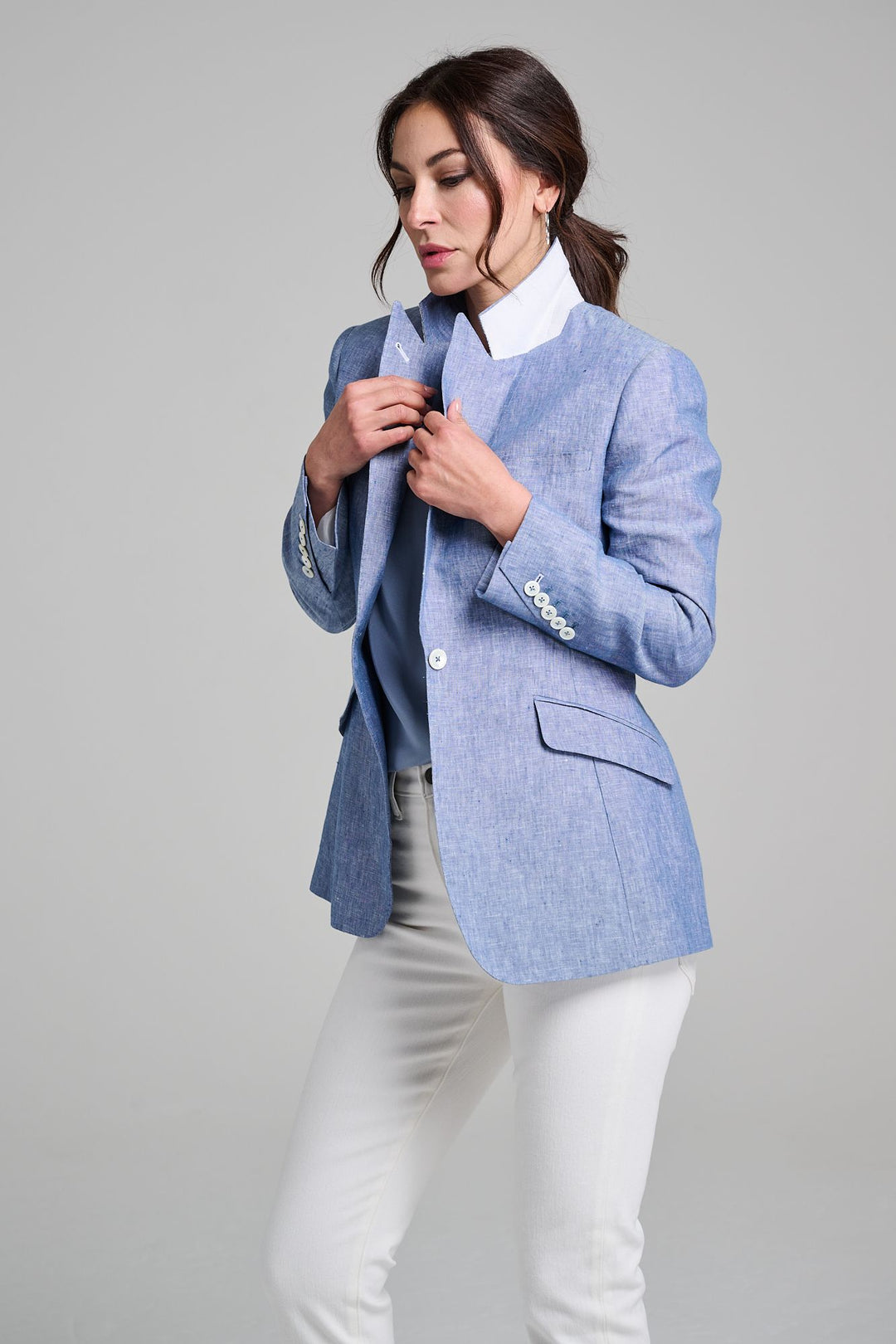 Blazer - Sicilian Blue Chambray