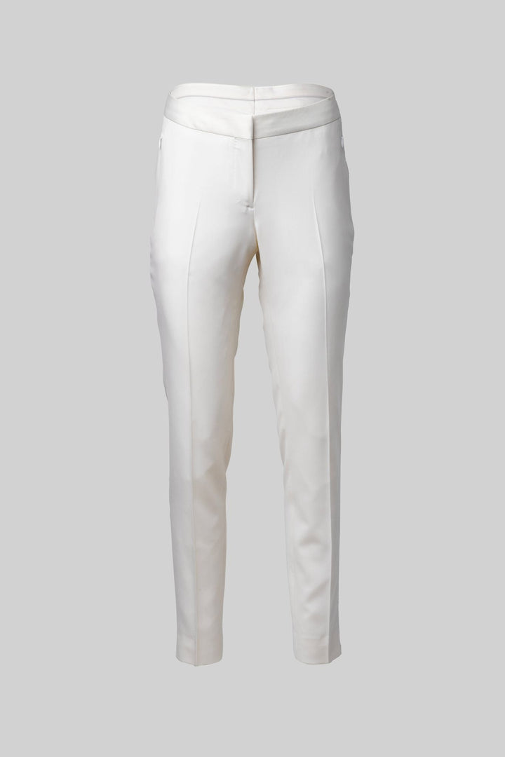 Ivory Tuxedo Ankle Pant