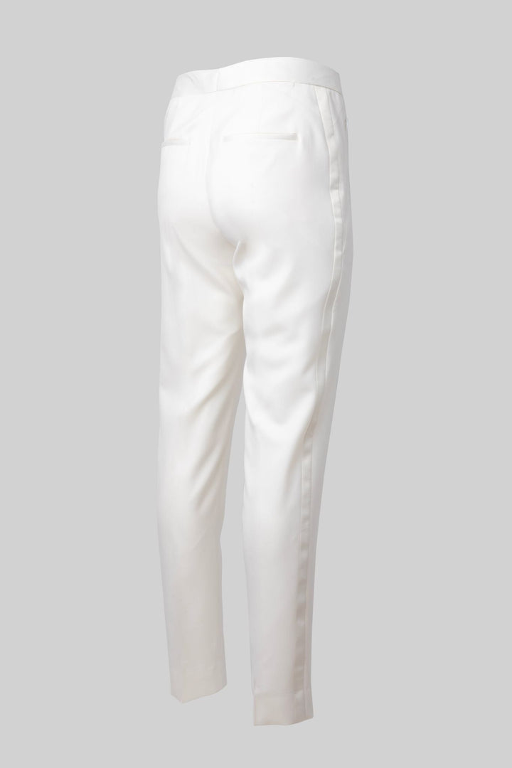 Ivory Tuxedo Ankle Pant