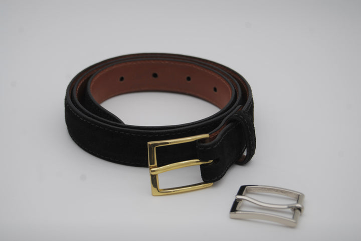 Belt - Italian Suede Black