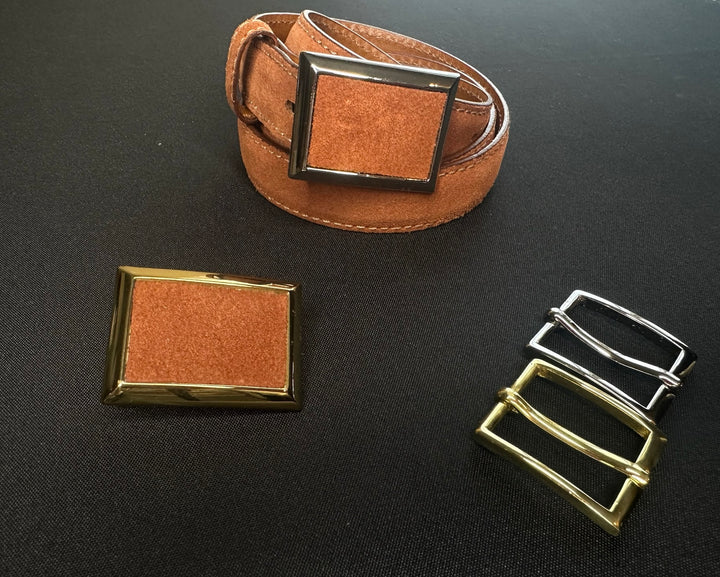 Belt - Italian Suede Cognac