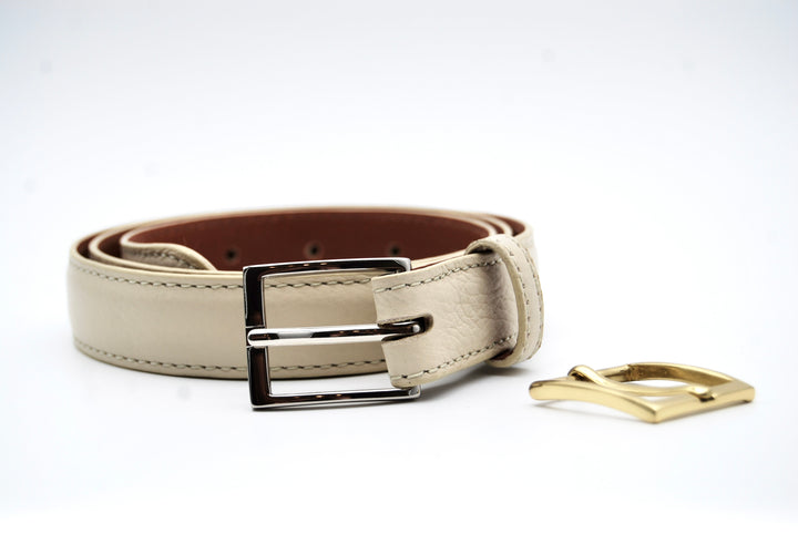 Belt - Italian Pebble Bone