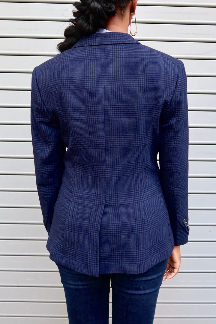 Blazer - Glen Plaid Black &amp; Navy