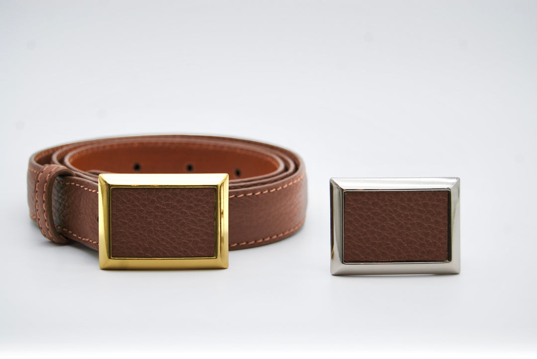 Belt - Italian Pebble Cocoa
