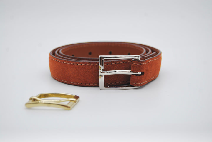 Belt - Italian Suede Cognac