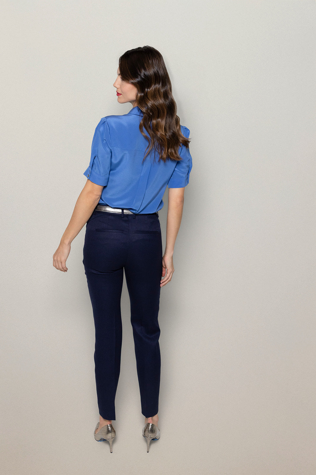 Ankle Pant - Bleu Marine