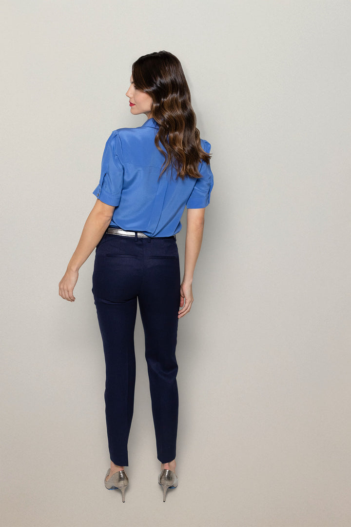 Ankle Pant - Bleu Marine