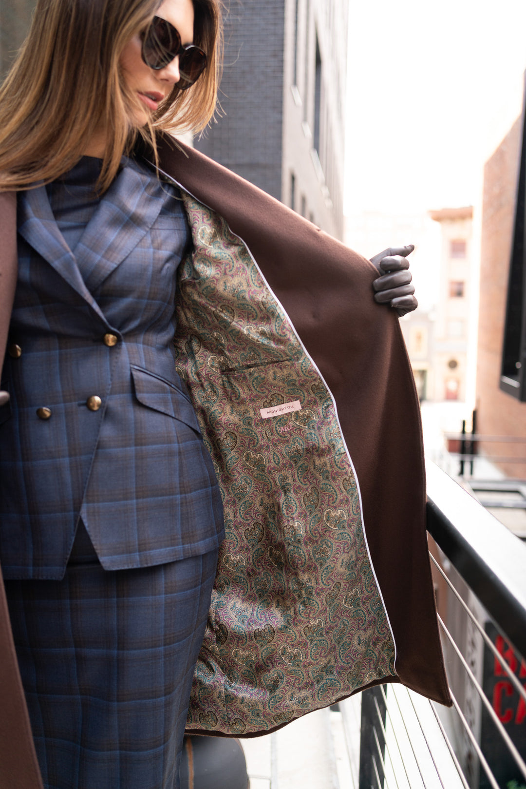 Boardroom Blue Plaid Blazer