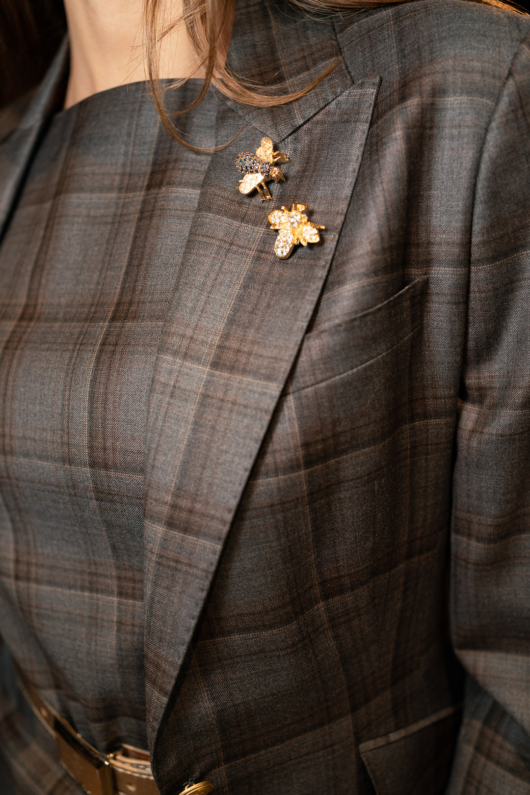 Boardroom Grey Plaid Blazer