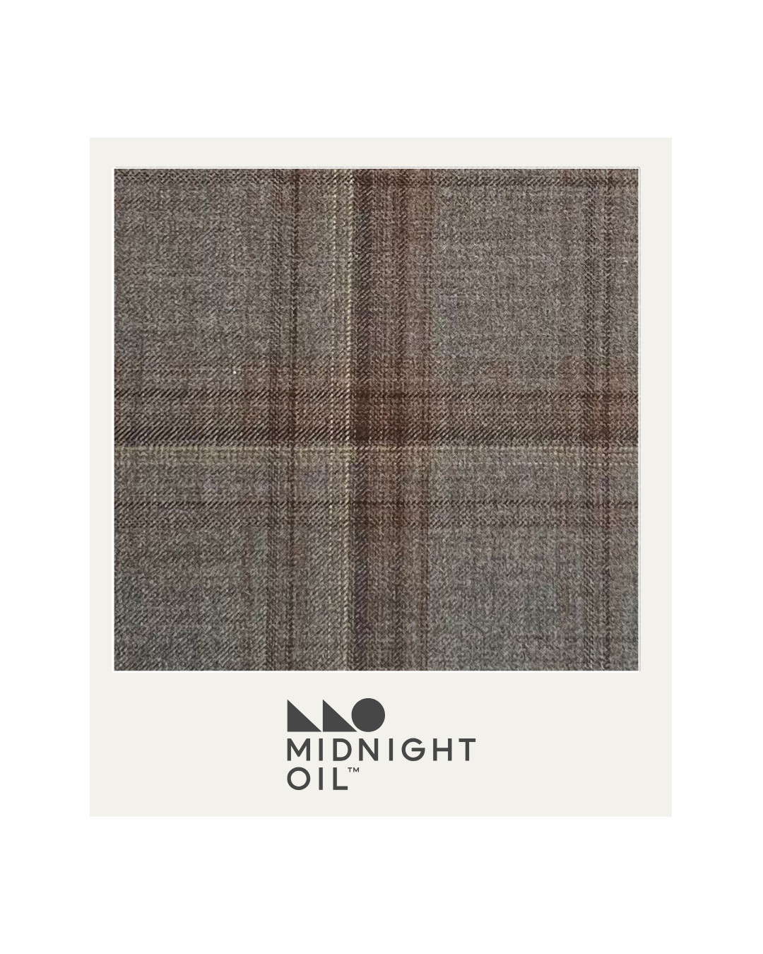Bateau Neck Top - Boardroom Grey Plaid